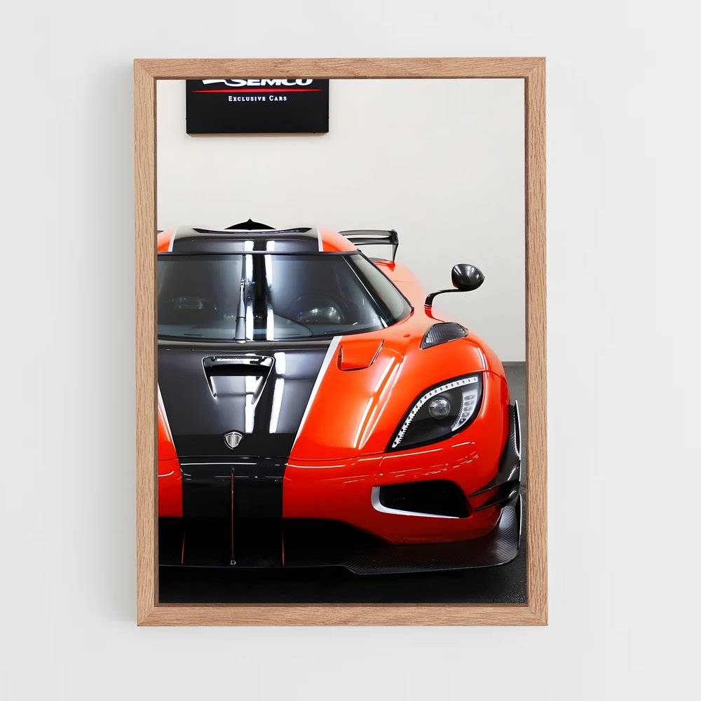 Poster McLaren Éclatante – affiche Koenigsegg (vue 4)